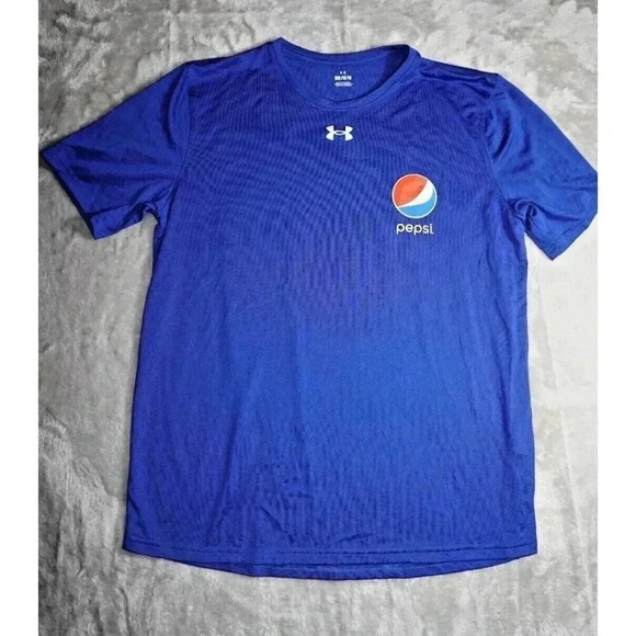 Pepsi Underarmour Short Sleeve Soft Polyester T Shirt Size M - Picture 1 of 13